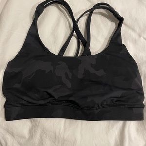 lululemon Energy Bra dark camo